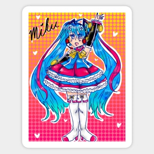 Colorful Hatsune Miku Sticker